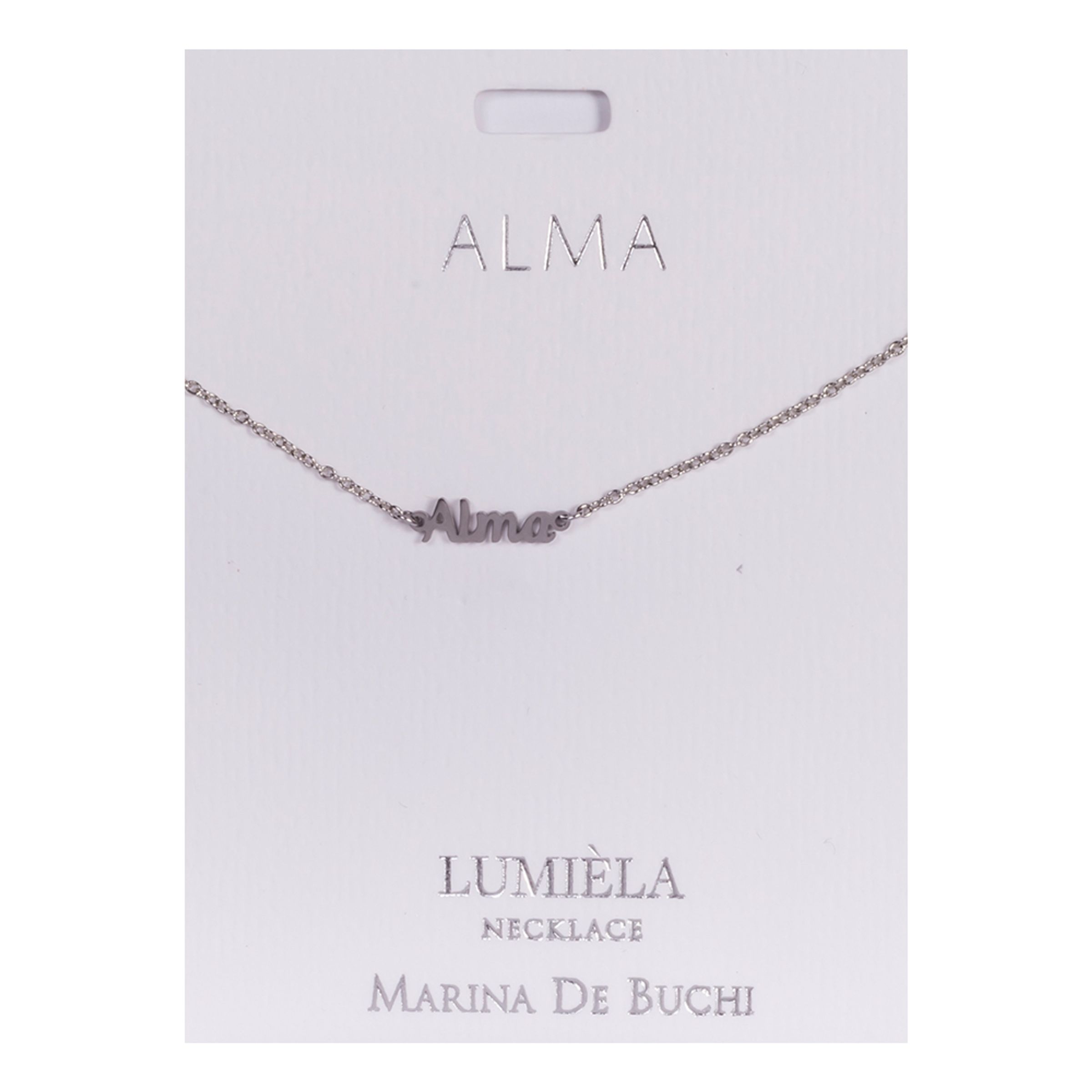 Namnhalsband Silver - Alma