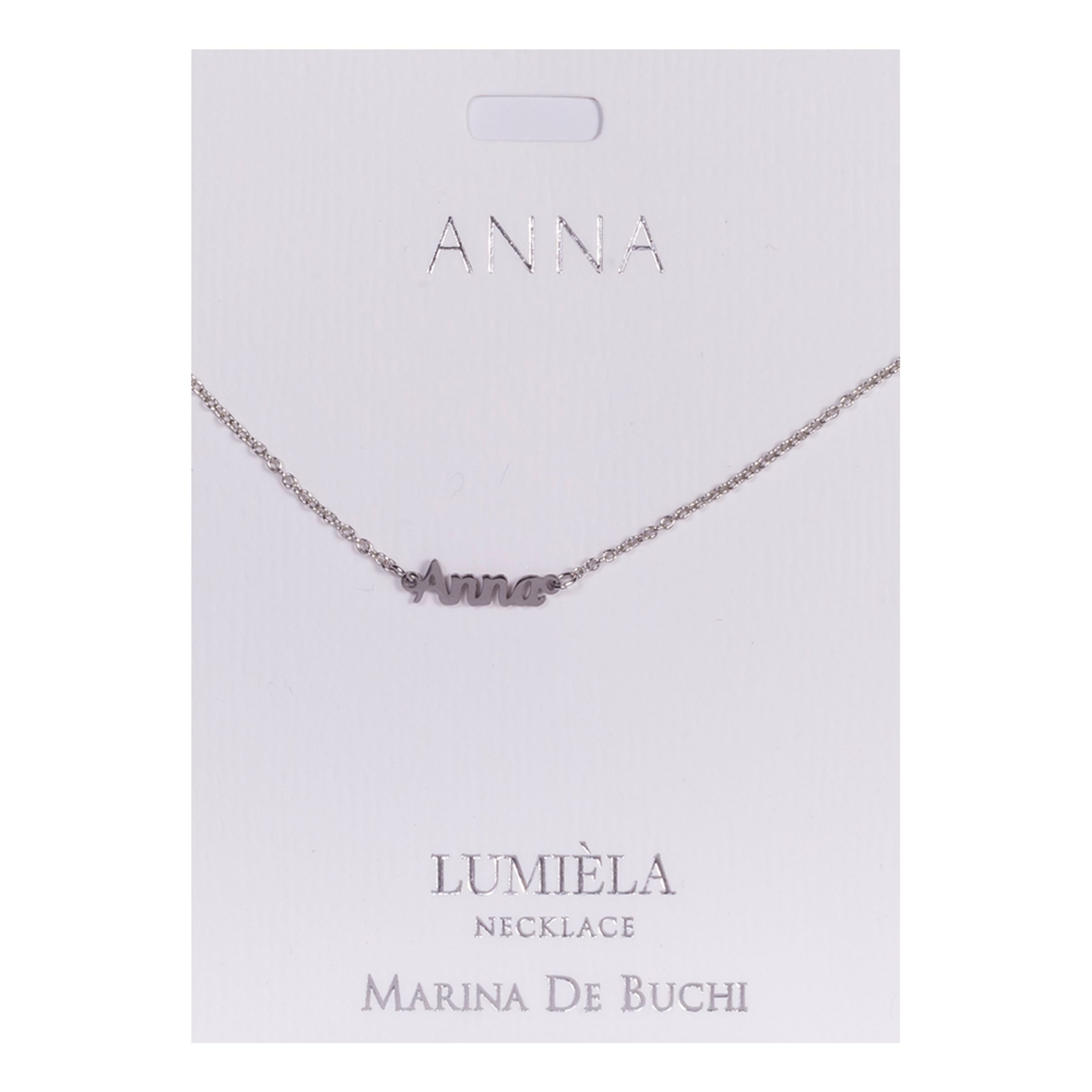 Namnhalsband Silver - Anna