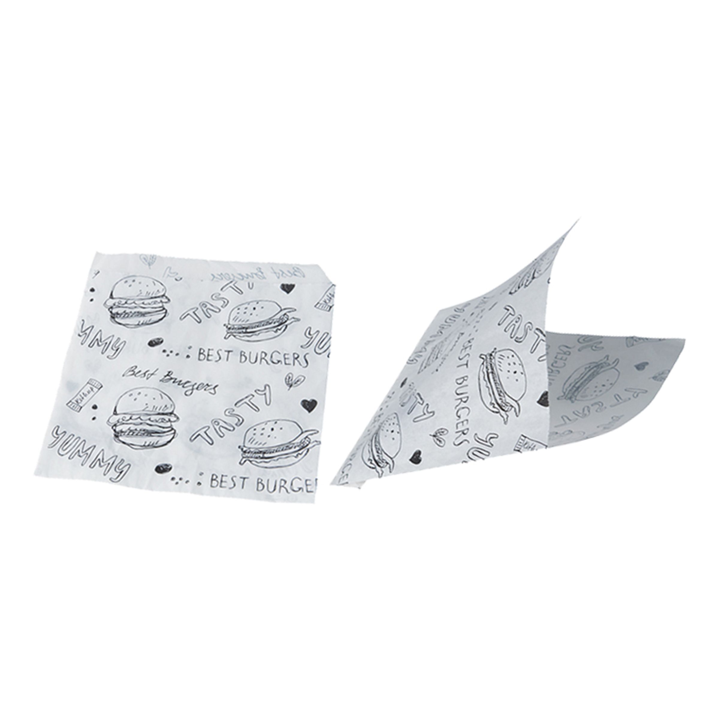 Hamburgerfickor - 1000-pack