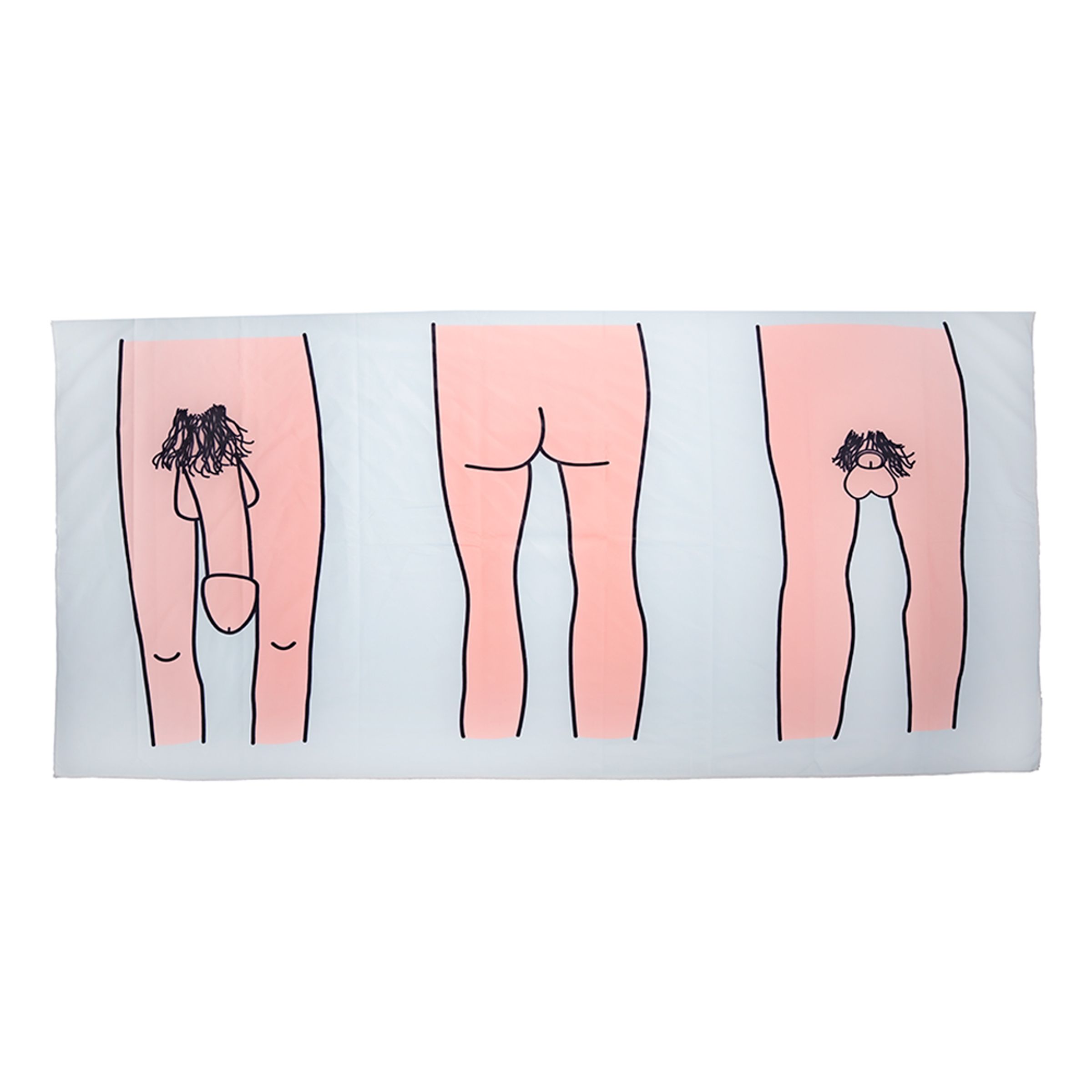 Handduk Naken Man - Ljus