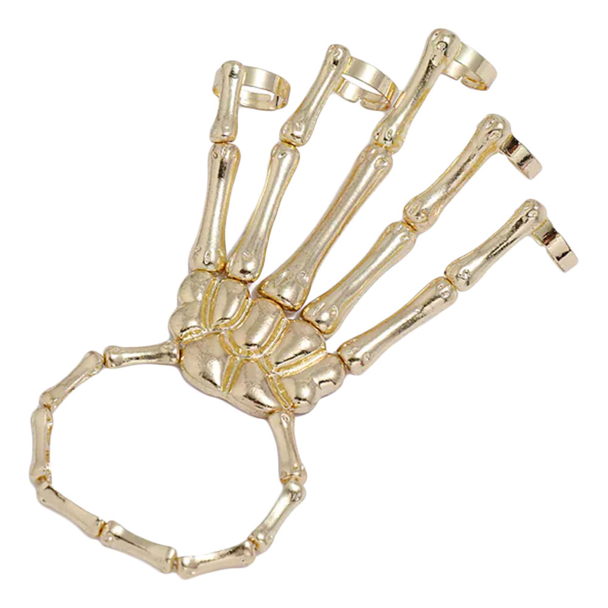 Handsmycke Skelett - Guld