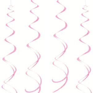 Hängande Dekorationer Swirls Rosa