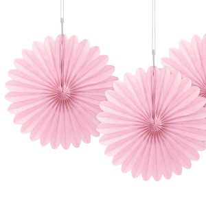 Hängande Dekorationsrosetter Ljusrosa