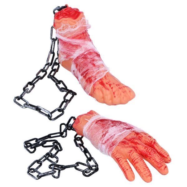 Hängande Fot eller Hand Blodig