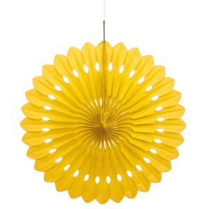 Hängande Honeycomb Solfjäder Gul