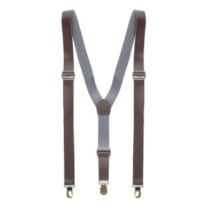 Hängslen Brun Läder - One size