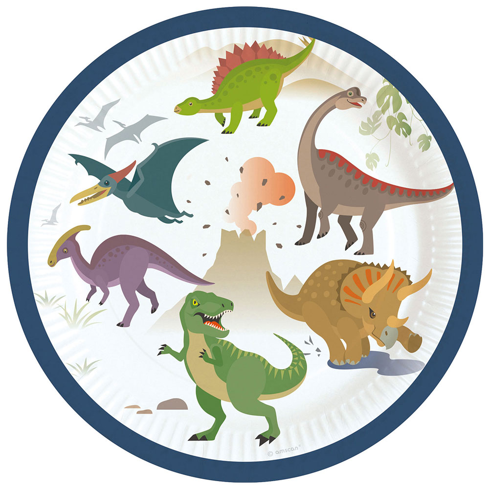 Happy Dinosaur Pappersasietter