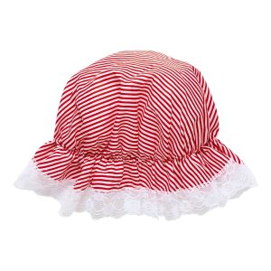 Hätta Röd/Vit Randig - One size