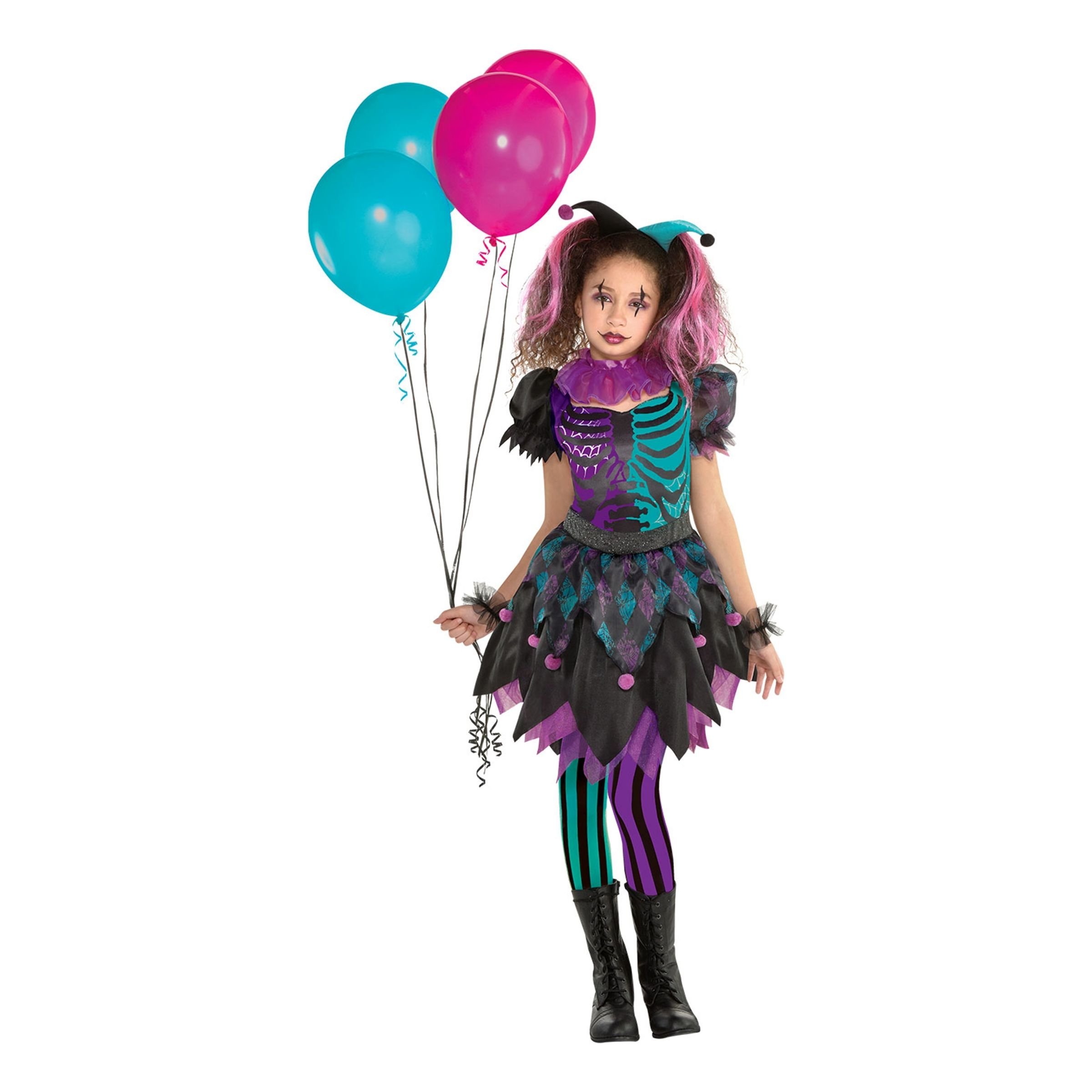 Haunted Harlequin Barn Maskeraddräkt - XX-Large