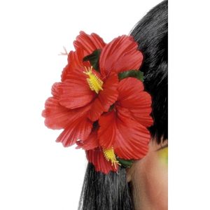Hawaiian Röd Hårklämma