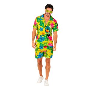 Hawaiidräkt Gul - XX-Large