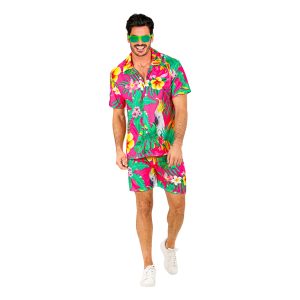 Hawaiidräkt Rosa - Large/X-Large