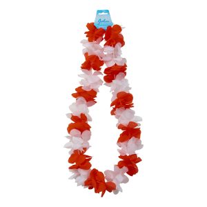 Hawaiikrans Röd/Vit