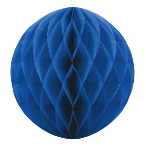 Honeycomb Blå Hängande Dekoration - 10 cm