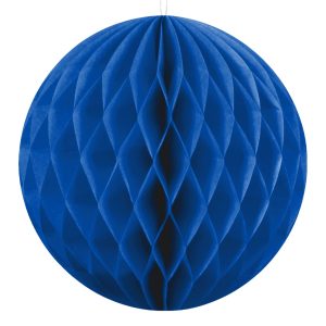 Honeycomb Blå Hängande Dekoration - 20 cm