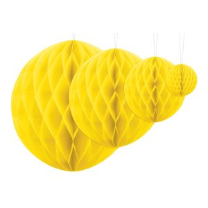 Honeycomb Boll Gul - 40 cm