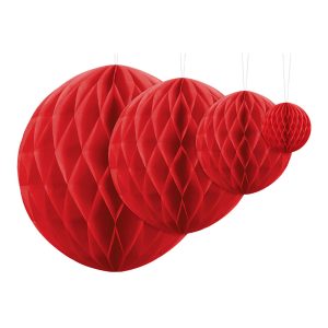 Honeycomb Boll Röd - 40 cm