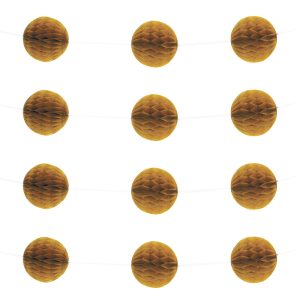 Honeycomb Girlang Guld