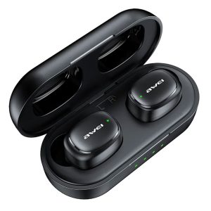 Hörlurar med Laddfodral T13 Pro Svart