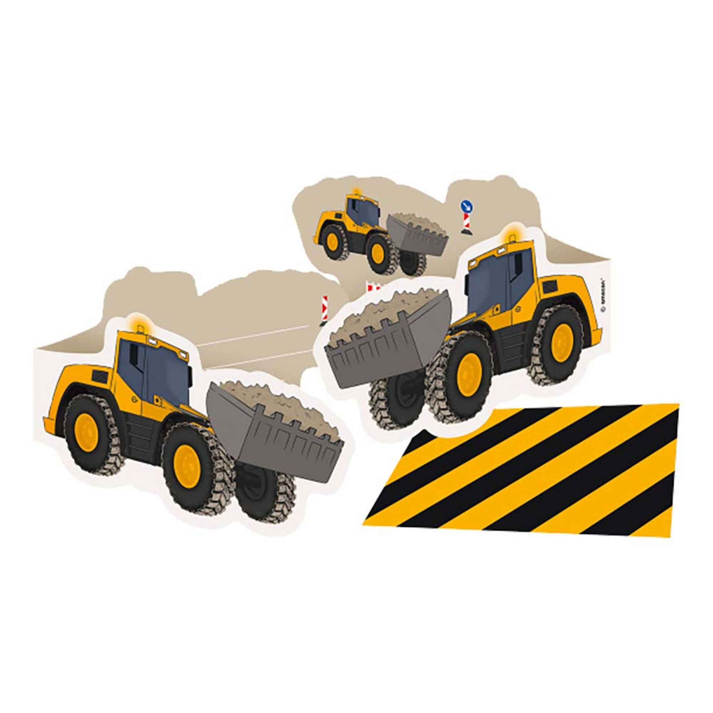 Inbjudningskort Vägarbete - 8-pack