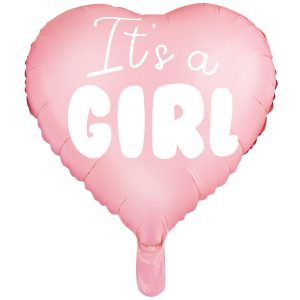 It&apos;s A Girl Hjärtformad Ballong