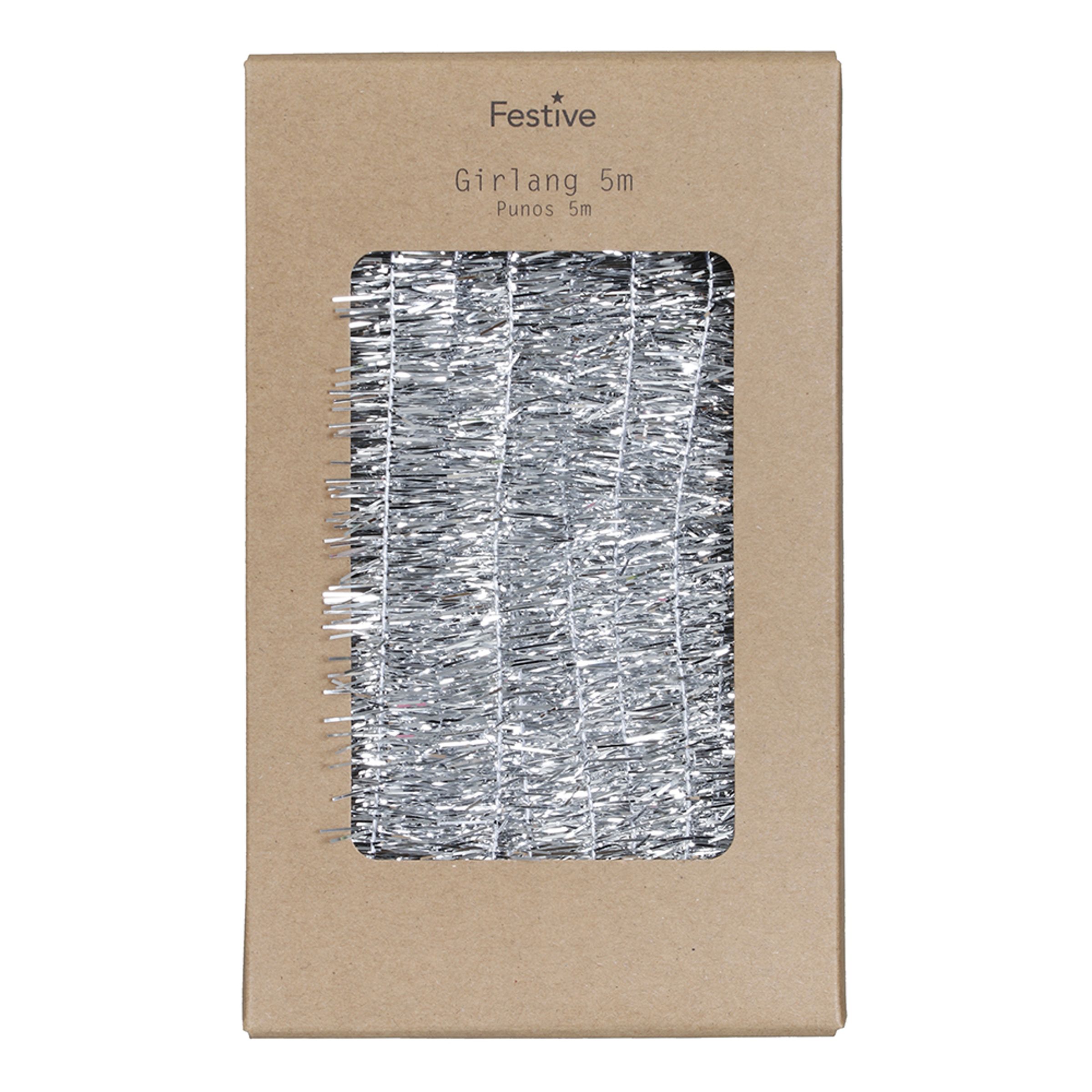 Julgransglitter Silver Klassiskt