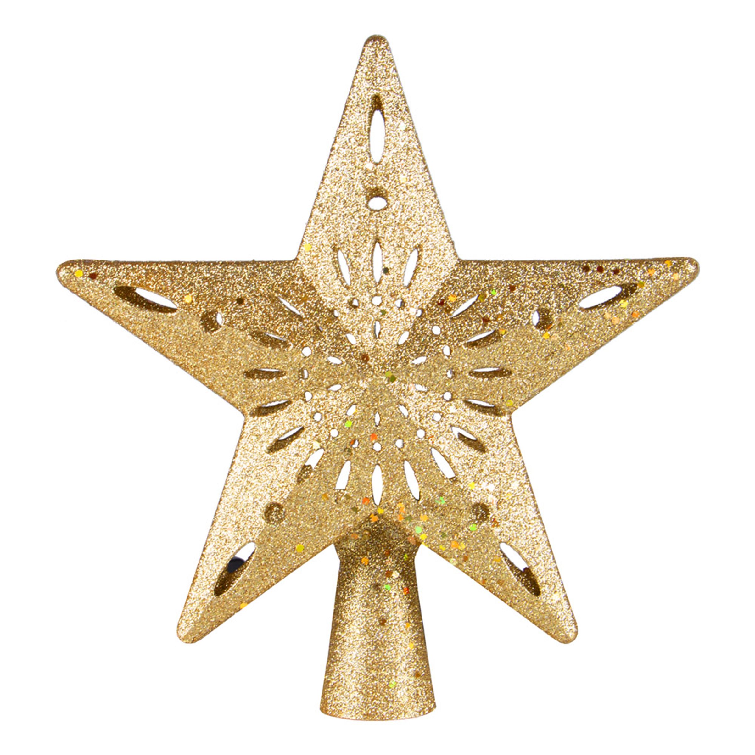 Julgransstjärna LED Guld