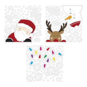 Julmotiv Fönsterdekoration