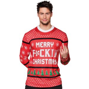 Jultröja Merry F*ckin&apos; Christmas