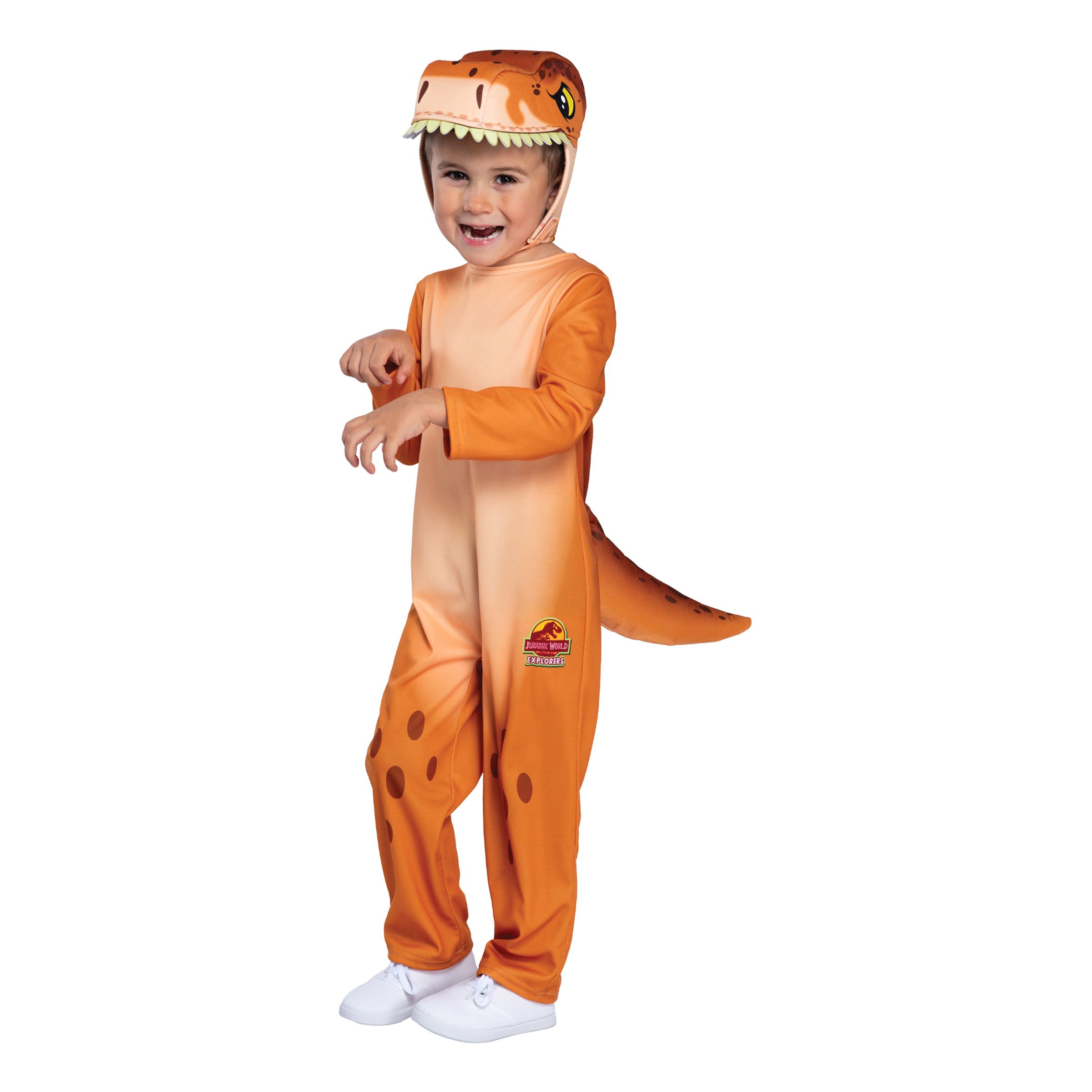 Jurassic World T-Rex Barn Maskeraddräkt - XXX-Small