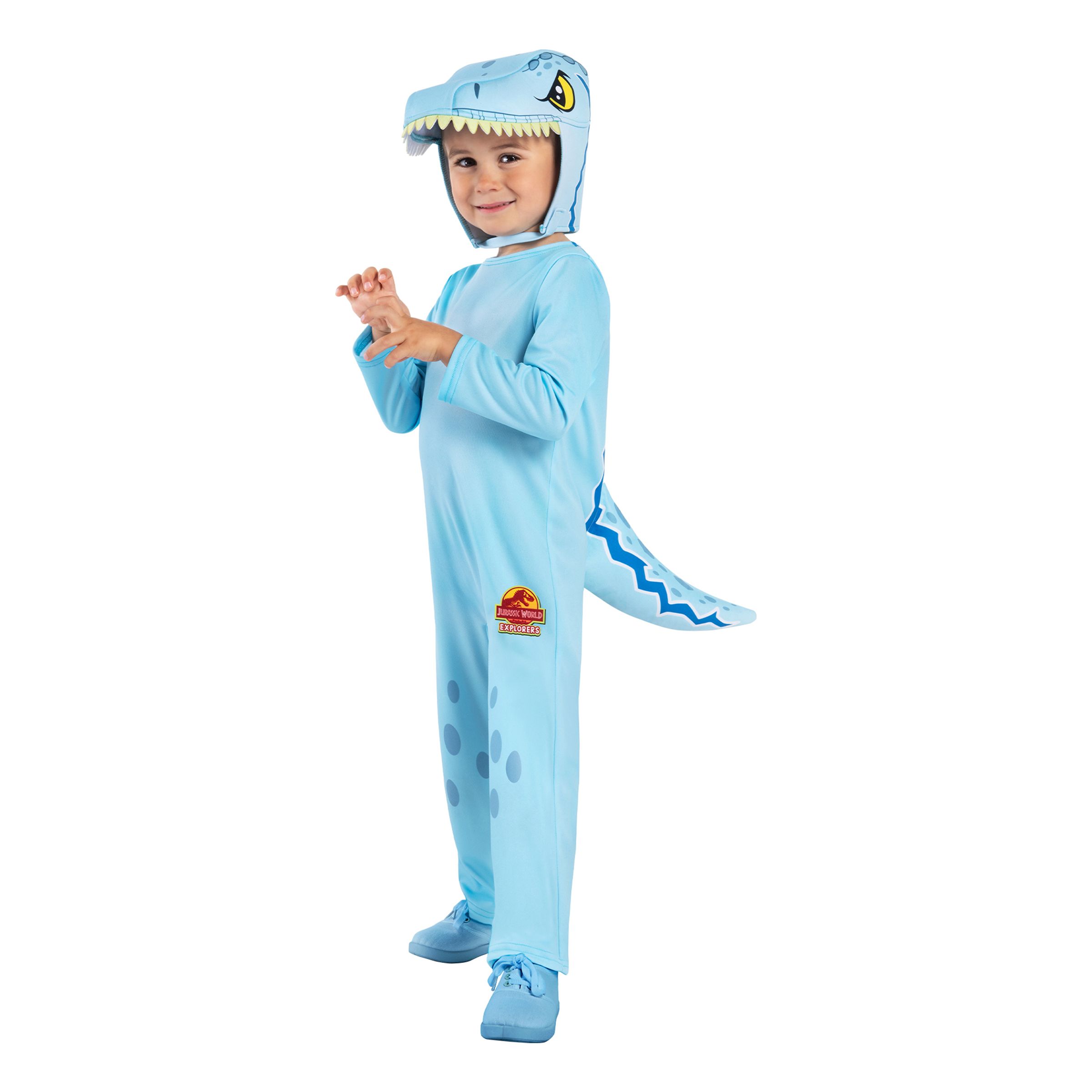 Jurassic World Velociraptor Barn Maskeraddräkt - X-Small