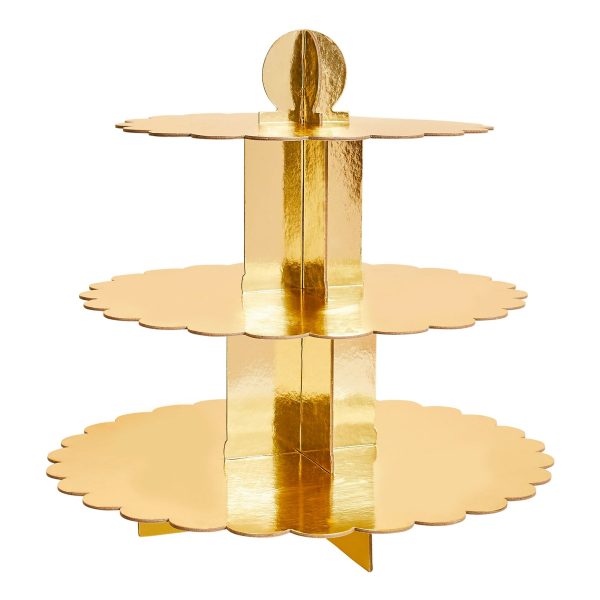 Kakställ Guld Metallic