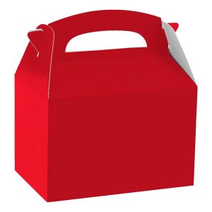 Kalasbox i Papp Röd