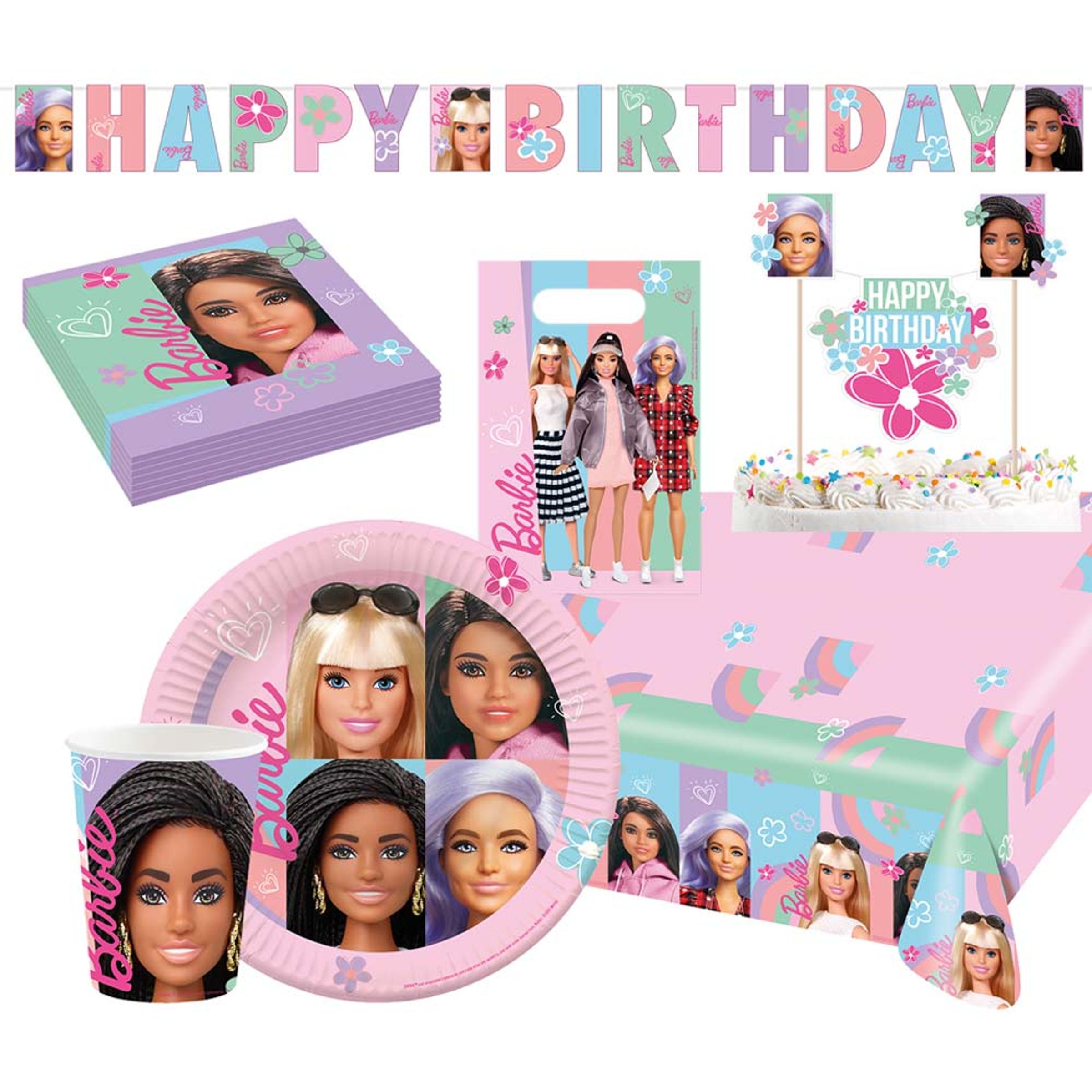 Kalaspaket Barbie Sweet Life - 8 personer
