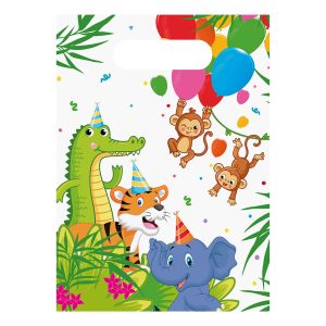 Kalaspåsar Djungeldjur - 6-pack