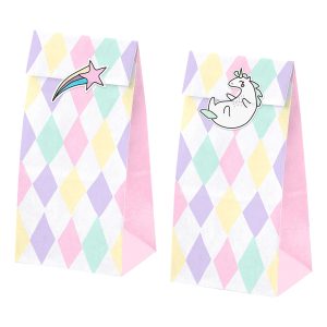 Kalaspåsar Unicorn - 6-pack