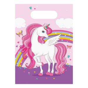 Kalaspåsar Unicorn - 6-pack