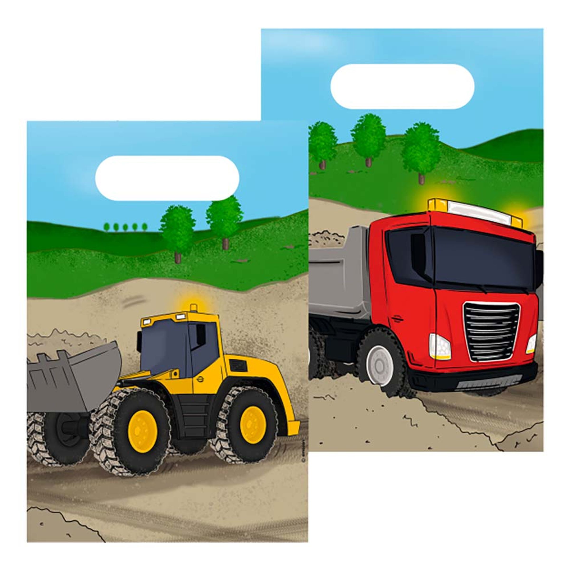 Kalaspåsar Vägarbete - 8-pack