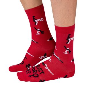 Kama Sutra Strumpor - Röda 41-46