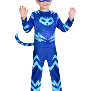 Kattpojken Pyjamashjältarna Maskeraddräkt Barn
