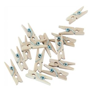 Klädnypor Mini Naturell - 24-pack