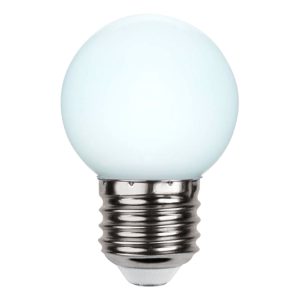 Klotlampa E27 LED - Vit