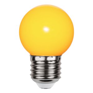 Klotlampa E27 LED - Gul