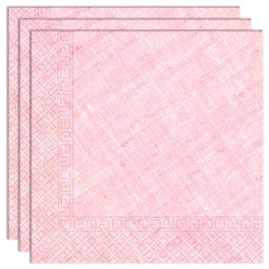 Komposterbara Servetter Rosa Solid Color