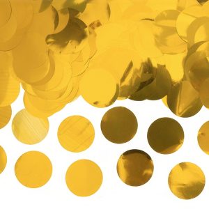 Konfetti Rund Guld Metallic