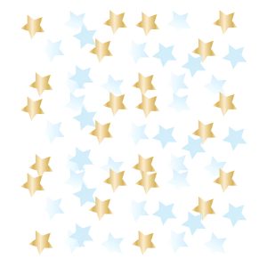 Konfetti Stjärnor 1st Birthday Ombre