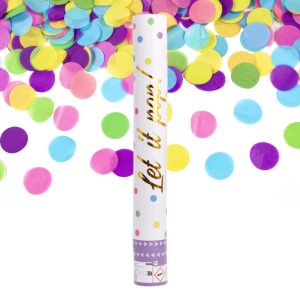 Konfettikanon Färgmix - 60 cm