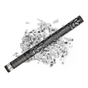 Konfettikanon Metallic Silver - 80 cm