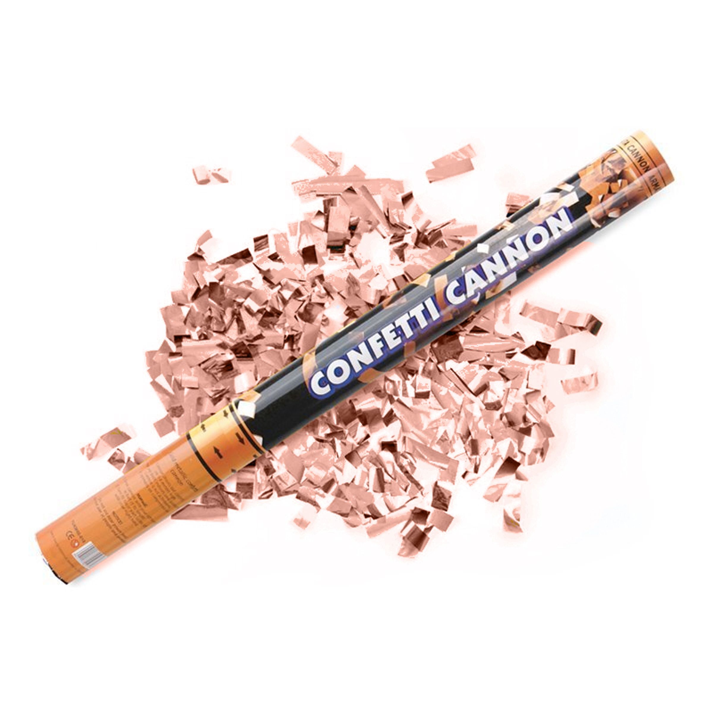 Konfettikanon Metallic Roséguld - 80 cm