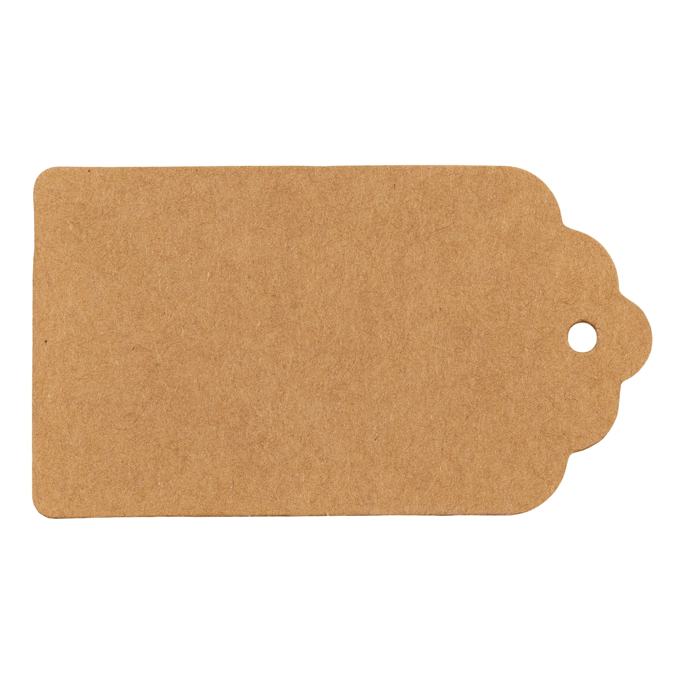 Kraftpapper Etiketter Brun - 100-pack